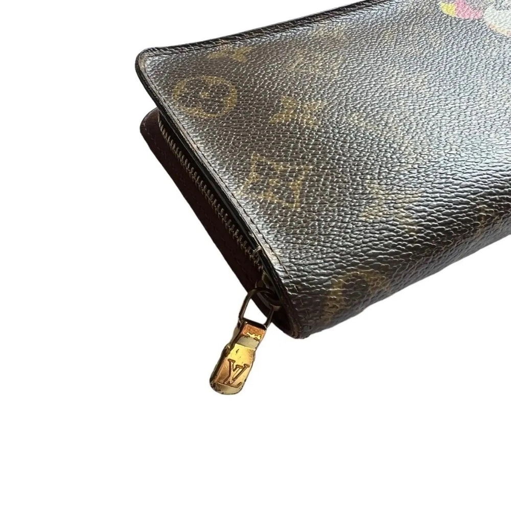 Louis Vuitton Panda Monogram Zip Around Wallet Takashi Murakami Limited Edition - Picture 5 of 5